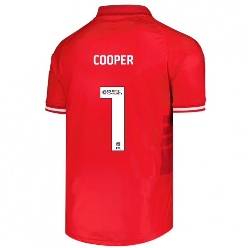 Danxen Men Murphy Cooper #1 Red White Home Jersey 2025/26 T-Shirt
