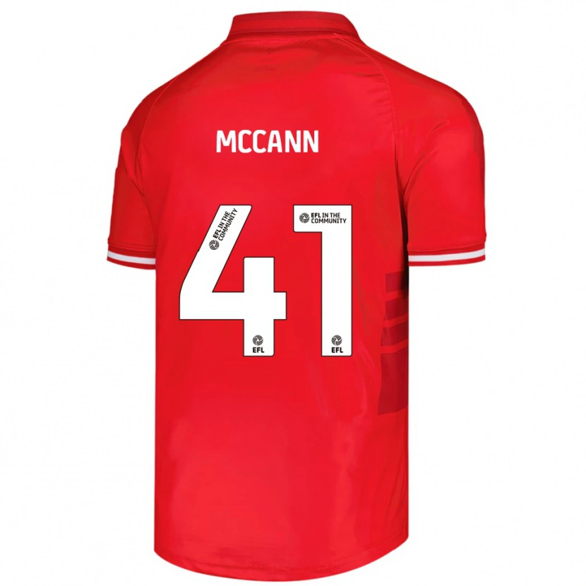 Danxen Men Bayley Mccann #41 Red White Home Jersey 2025/26 T-Shirt