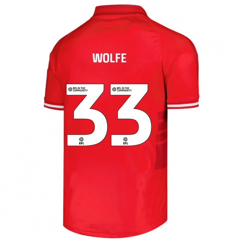 Danxen Men Matty Wolfe #33 Red White Home Jersey 2025/26 T-Shirt