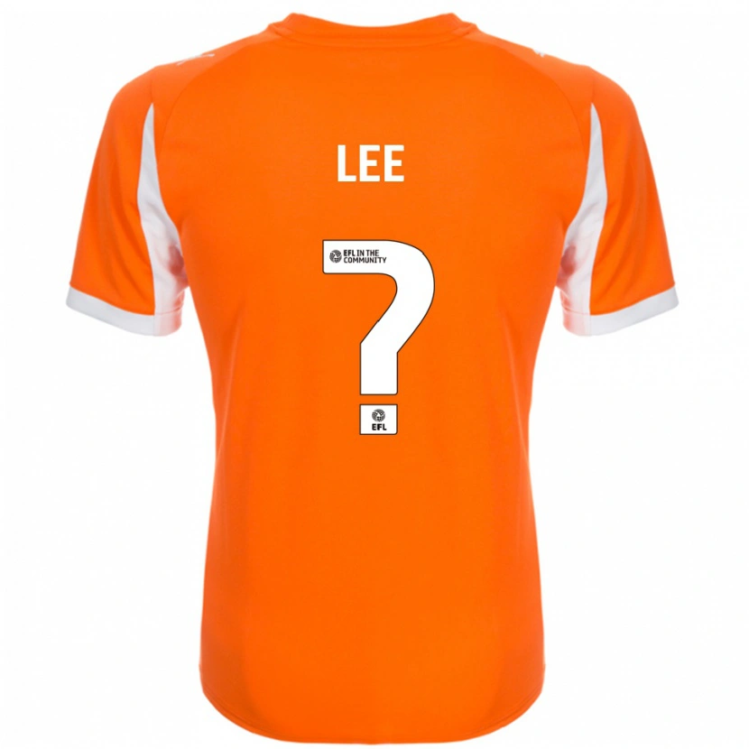 Danxen Men Samantha Lee #0 Orange White Home Jersey 2025/26 T-Shirt