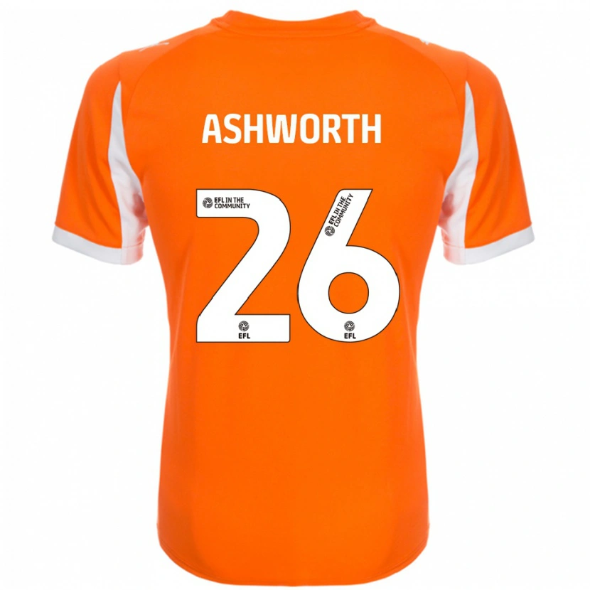 Danxen Men Zac Ashworth #26 Orange White Home Jersey 2025/26 T-Shirt