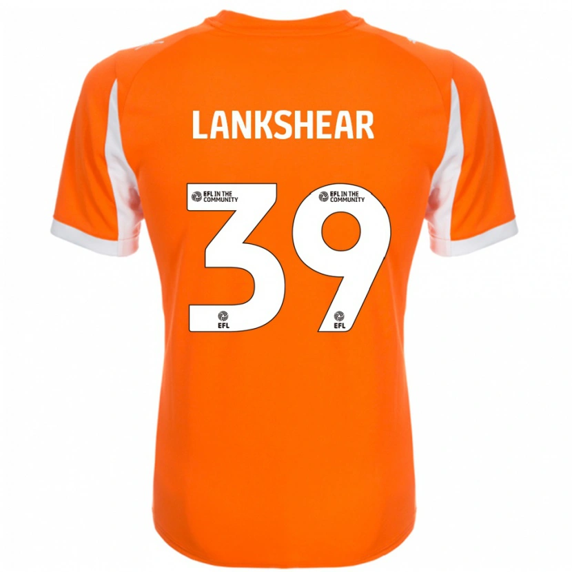 Danxen Men Alex Lankshear #39 Orange White Home Jersey 2025/26 T-Shirt