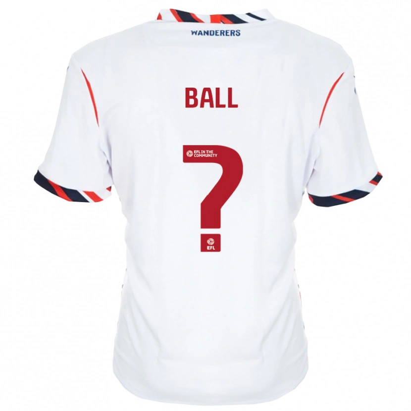 Danxen Men Olivia Ball #0 White Red Home Jersey 2025/26 T-Shirt