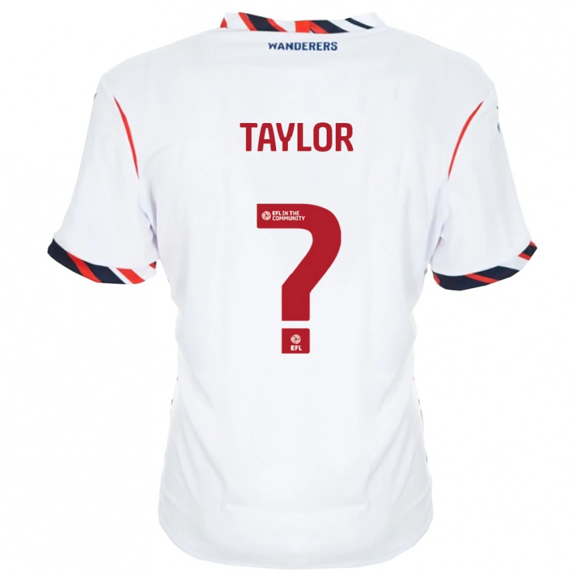 Danxen Men Lacey Taylor #0 White Red Home Jersey 2025/26 T-Shirt
