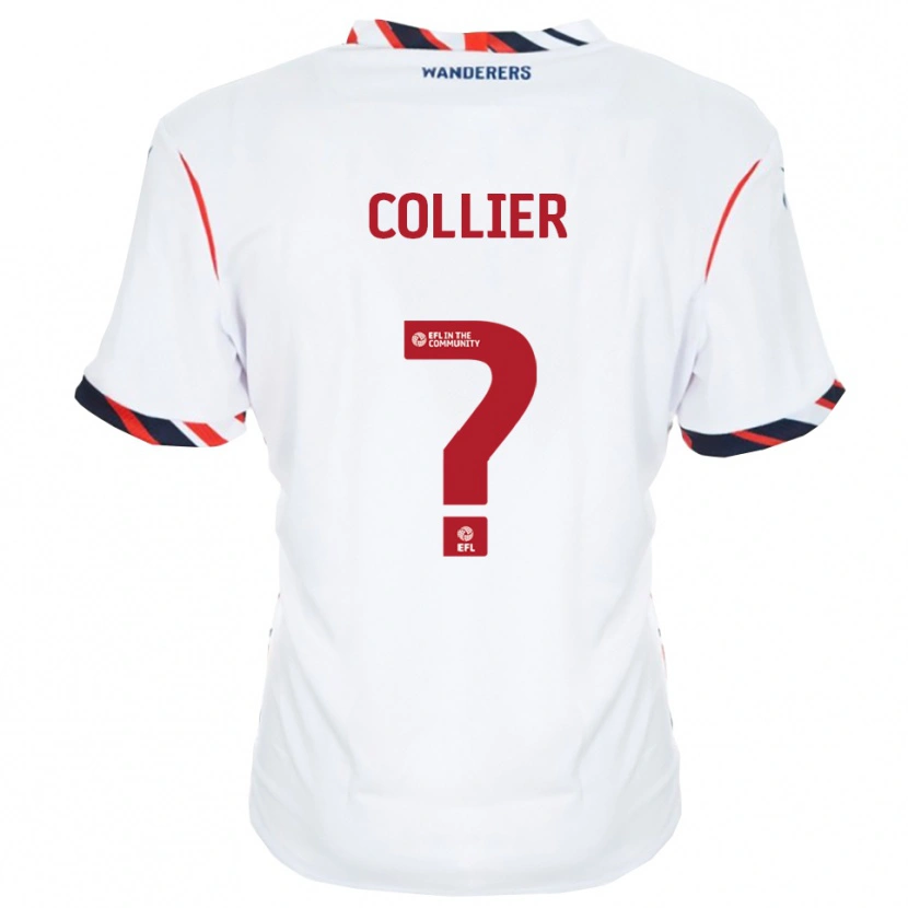 Danxen Men Aimee Collier #0 White Red Home Jersey 2025/26 T-Shirt