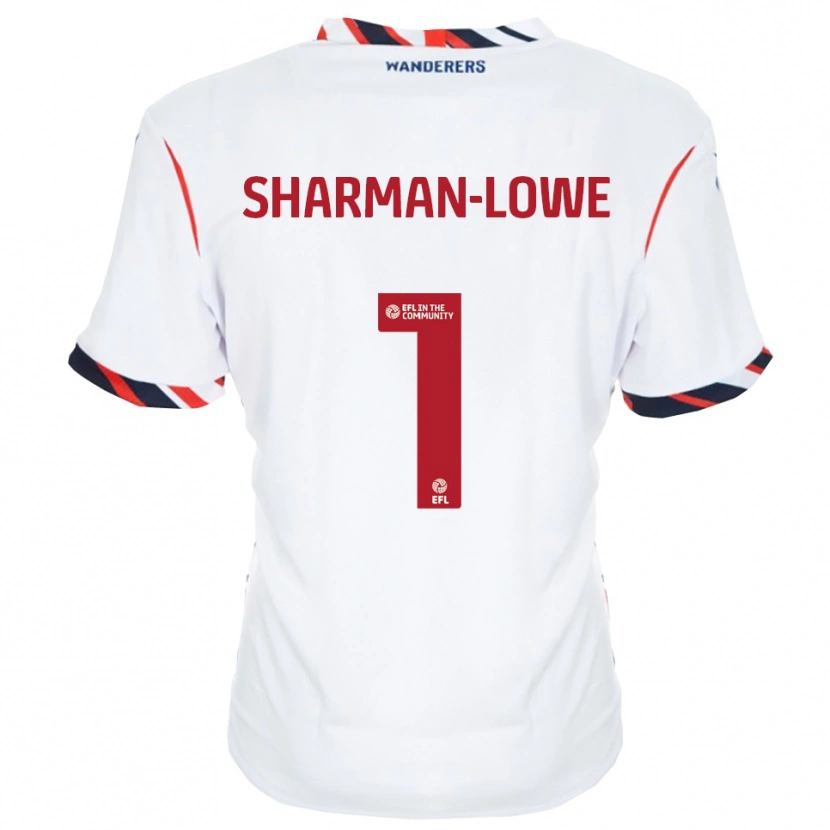 Danxen Men Teddy Sharman-Lowe #1 White Red Home Jersey 2025/26 T-Shirt