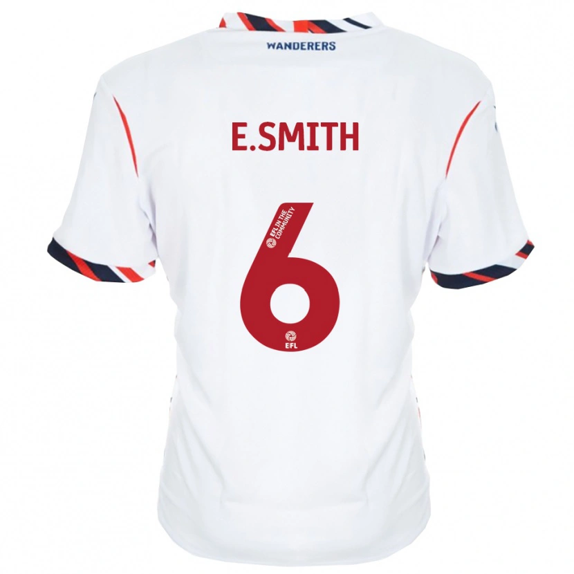 Danxen Men Erin Smith #6 White Red Home Jersey 2025/26 T-Shirt