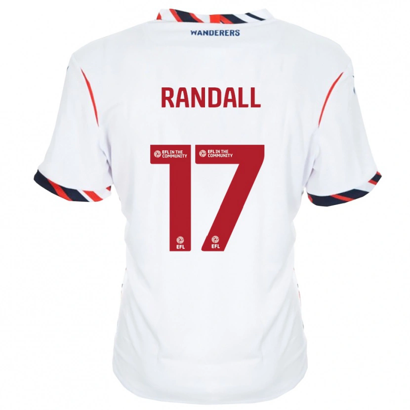 Danxen Men Joel Randall #17 White Red Home Jersey 2025/26 T-Shirt