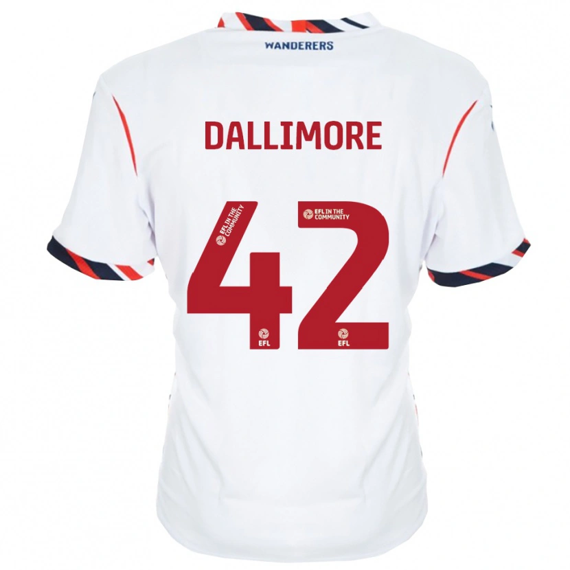 Danxen Men Jack Dallimore #42 White Red Home Jersey 2025/26 T-Shirt