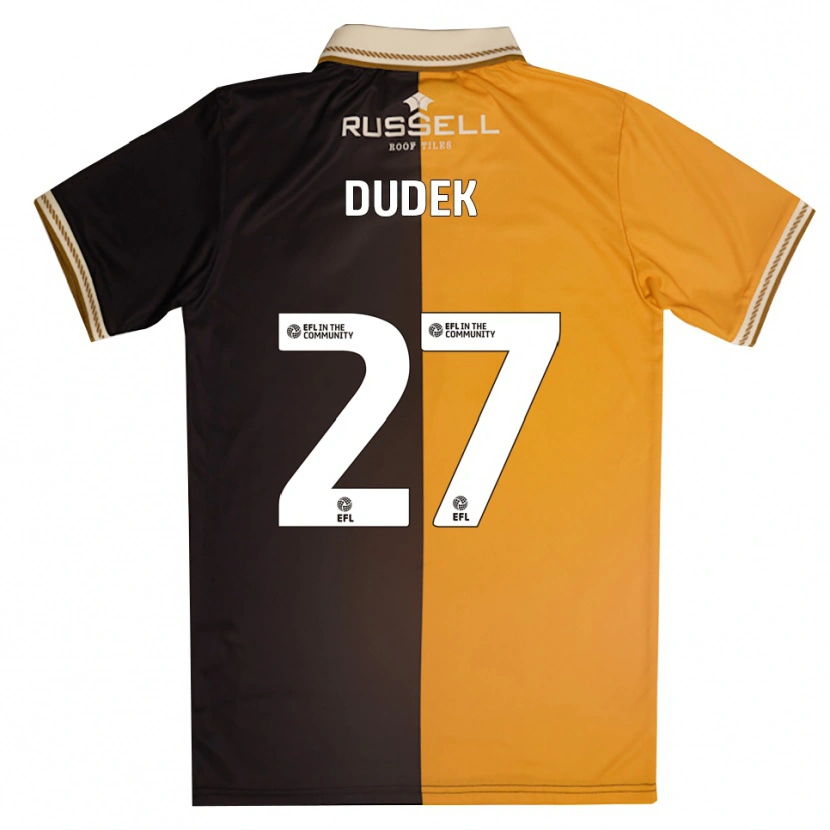 Danxen Men Kamil Dudek #27 Yellow Black Home Jersey 2025/26 T-Shirt