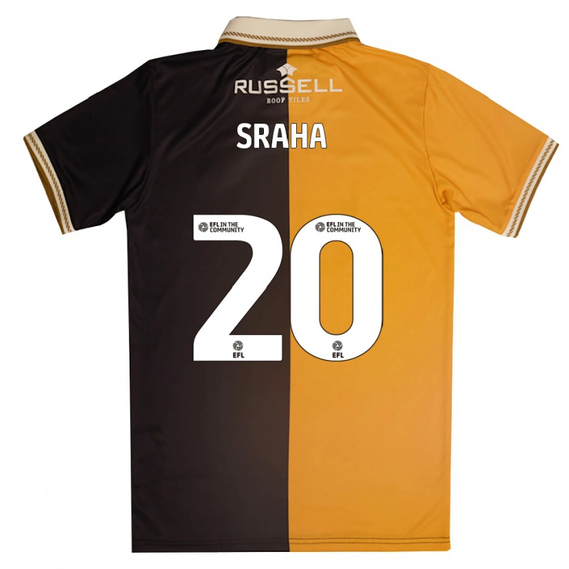 Danxen Men Jason Sraha #20 Yellow Black Home Jersey 2025/26 T-Shirt