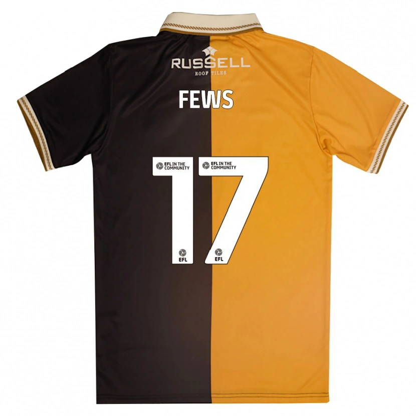 Danxen Men Maddie Fews #17 Yellow Black Home Jersey 2025/26 T-Shirt