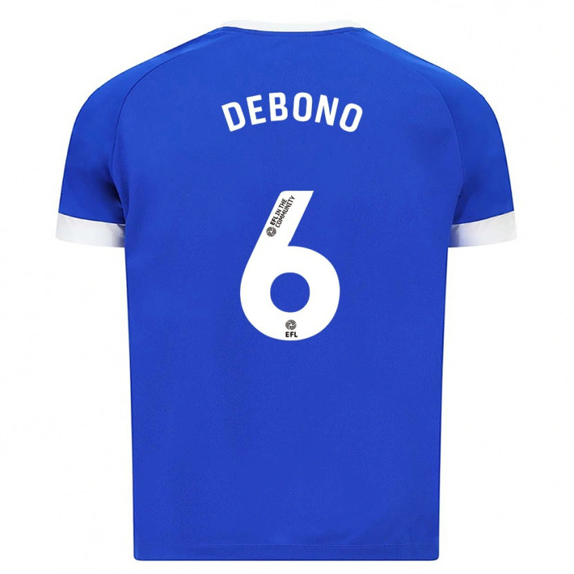 Danxen Men Alyas Debono #6 Blue White Home Jersey 2025/26 T-Shirt