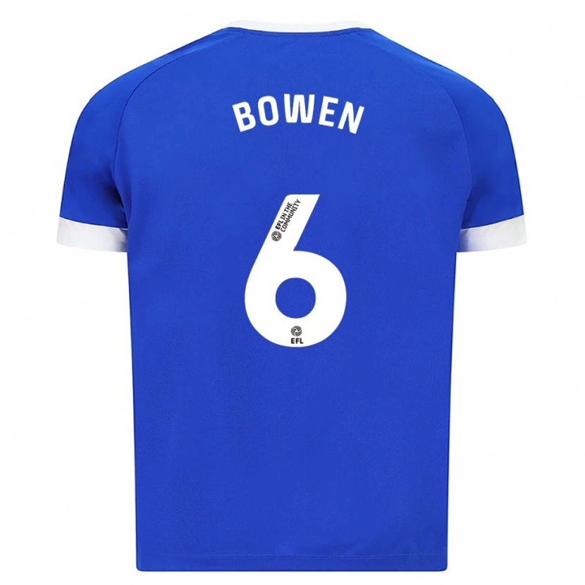 Danxen Men Megan Bowen #6 Blue White Home Jersey 2025/26 T-Shirt