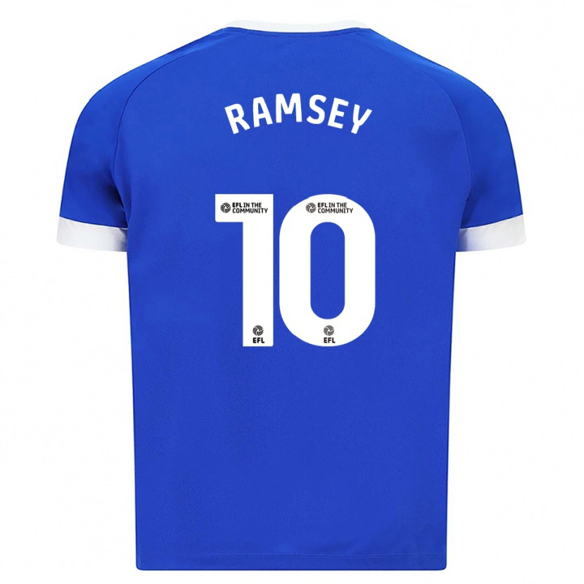 Danxen Men Aaron Ramsey #10 Blue White Home Jersey 2025/26 T-Shirt