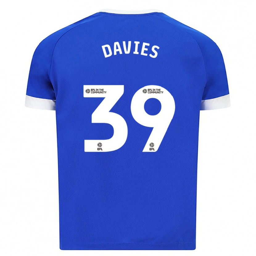 Danxen Men Isaak Davies #39 Blue White Home Jersey 2025/26 T-Shirt