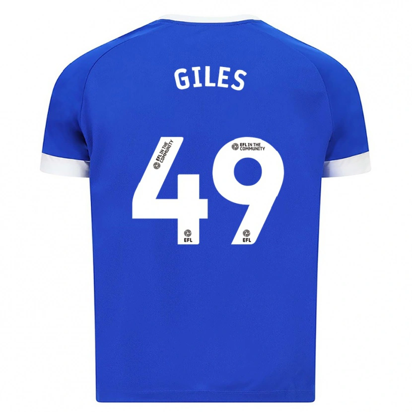 Danxen Men Luey Giles #49 Blue White Home Jersey 2025/26 T-Shirt