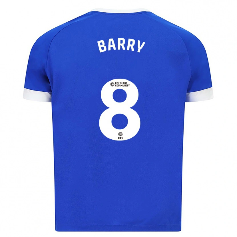Danxen Men Fiona Barry #8 Blue White Home Jersey 2025/26 T-Shirt