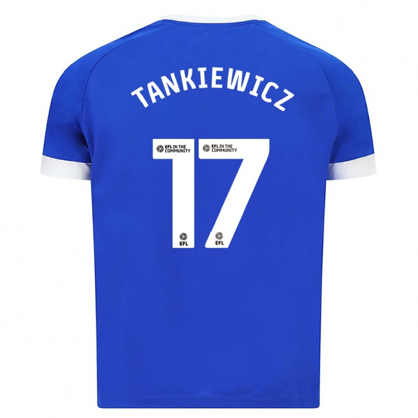 Danxen Men Rob Tankiewicz #17 Blue White Home Jersey 2025/26 T-Shirt