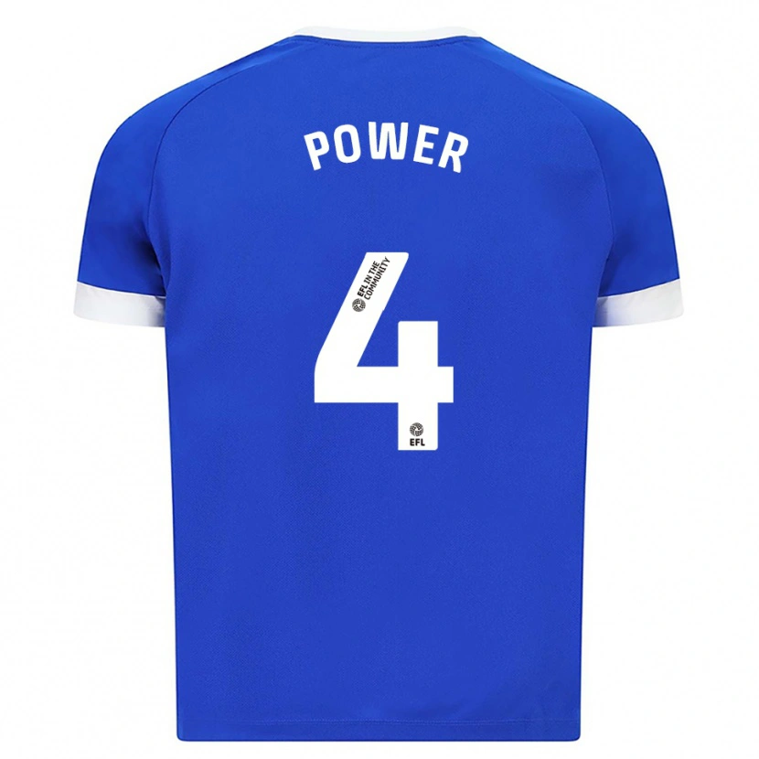 Danxen Men Hannah Power #4 Blue White Home Jersey 2025/26 T-Shirt