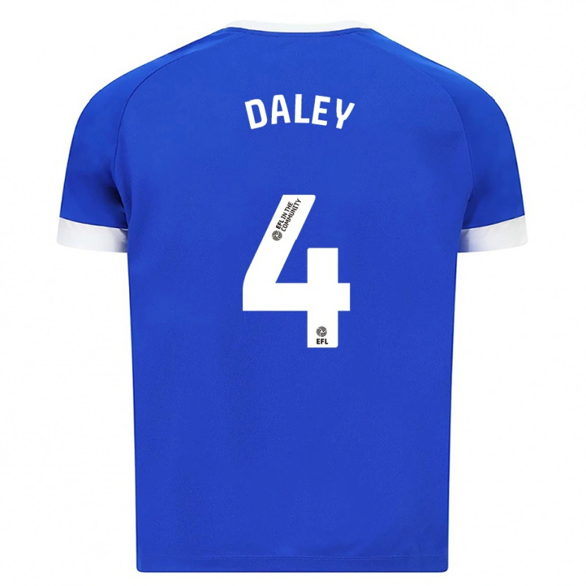 Danxen Men Hannah Daley #4 Blue White Home Jersey 2025/26 T-Shirt