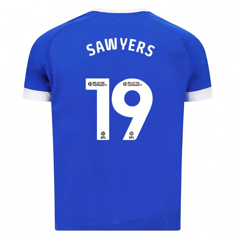 Danxen Men Romaine Sawyers #19 Blue White Home Jersey 2025/26 T-Shirt