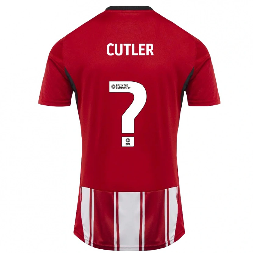 Danxen Men Theo Cutler #0 Red White Black Home Jersey 2025/26 T-Shirt