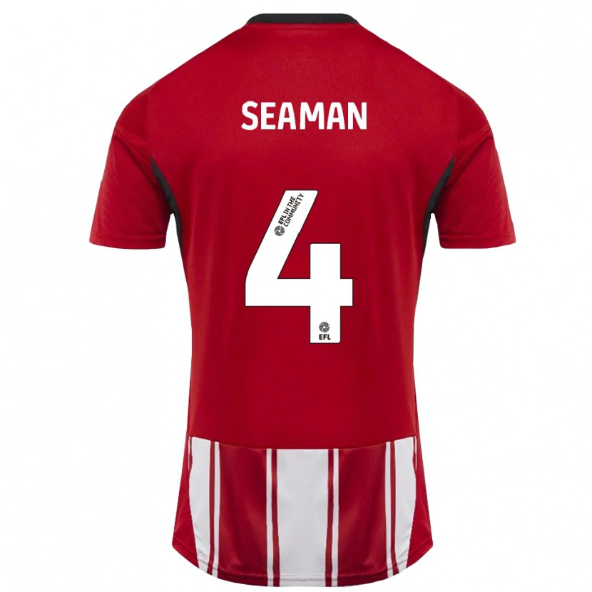 Danxen Men Jaydee Seaman #4 Red White Black Home Jersey 2025/26 T-Shirt