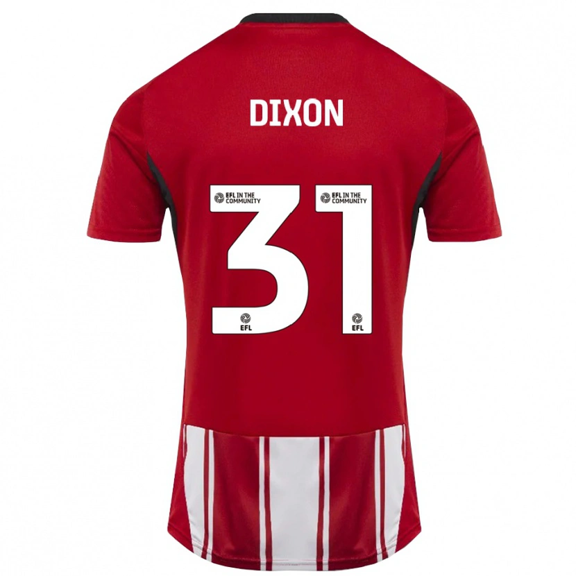 Danxen Men Ellen Dixon #31 Red White Black Home Jersey 2025/26 T-Shirt