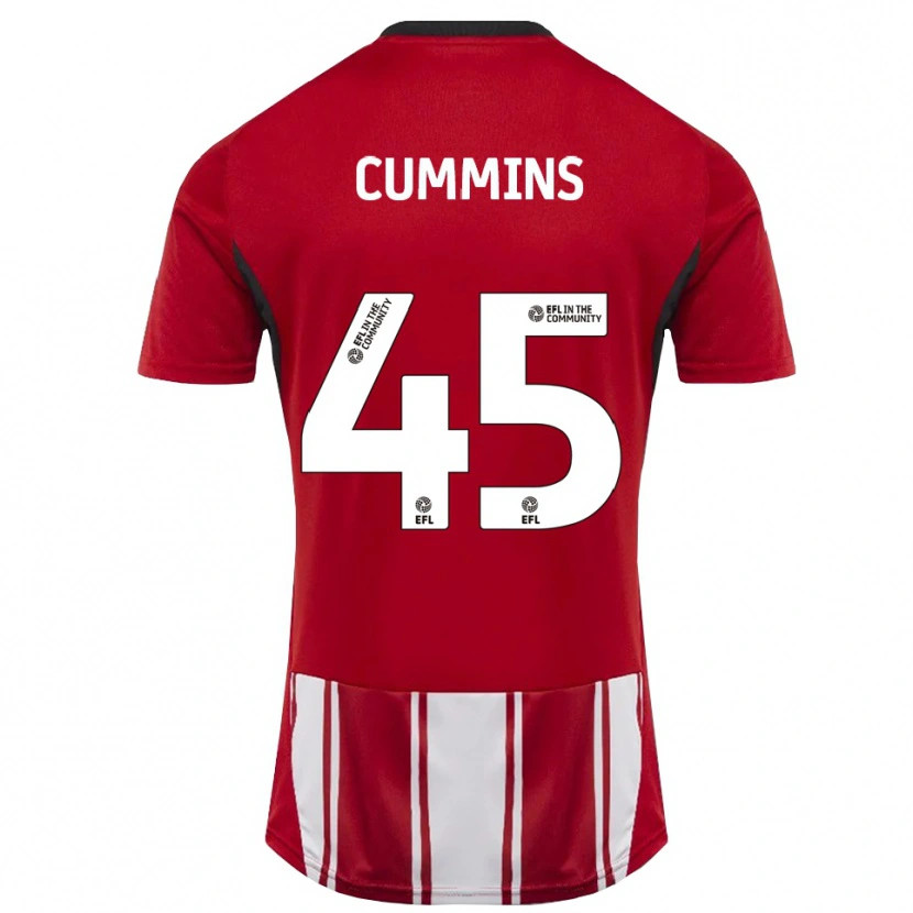 Danxen Men Charlie Cummins #45 Red White Black Home Jersey 2025/26 T-Shirt