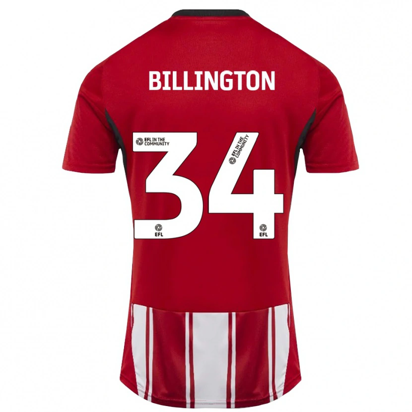 Danxen Men Gabe Billington #34 Red White Black Home Jersey 2025/26 T-Shirt