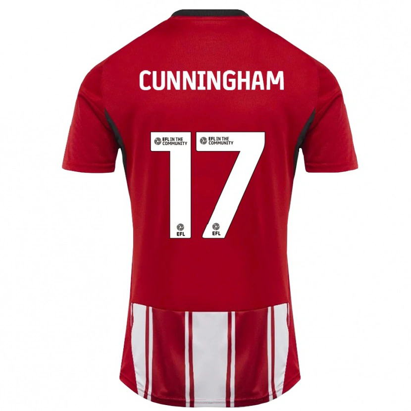 Danxen Men Zoe Cunningham #17 Red White Black Home Jersey 2025/26 T-Shirt