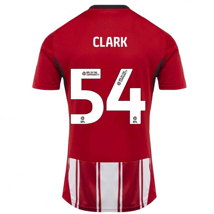 Danxen Men Max Clark #54 Red White Black Home Jersey 2025/26 T-Shirt