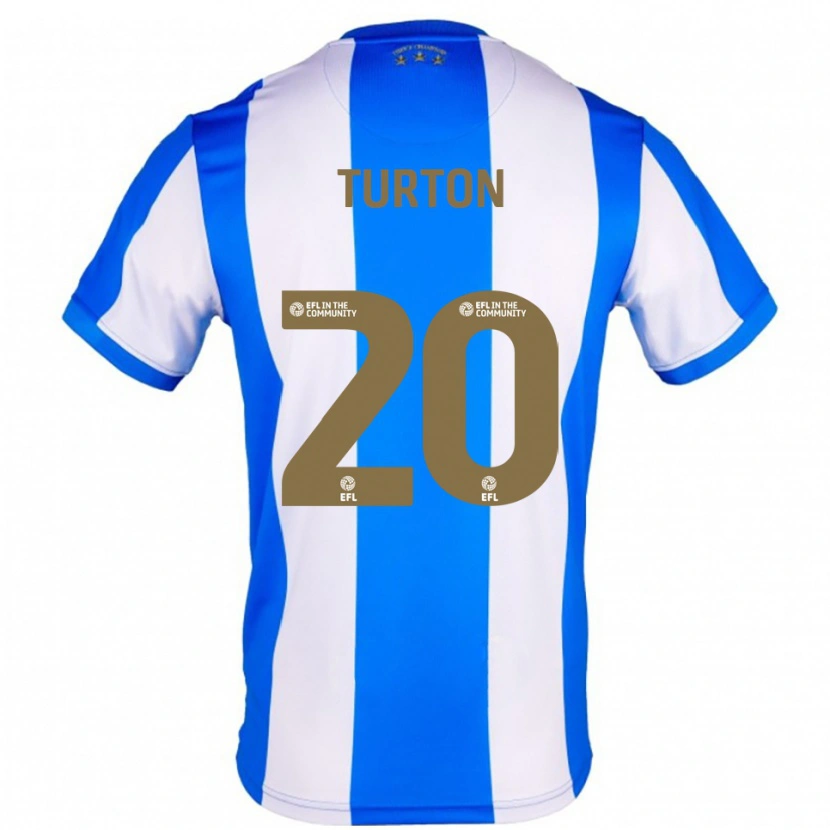 Danxen Men Ollie Turton #20 Blue White Home Jersey 2025/26 T-Shirt