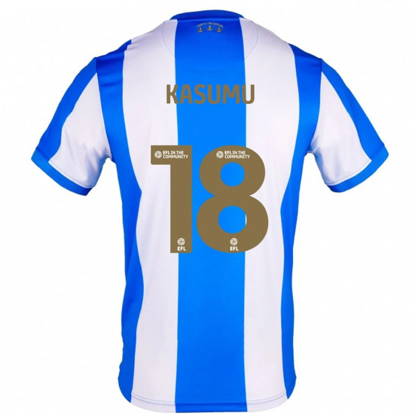 Danxen Men David Kasumu #18 Blue White Home Jersey 2025/26 T-Shirt