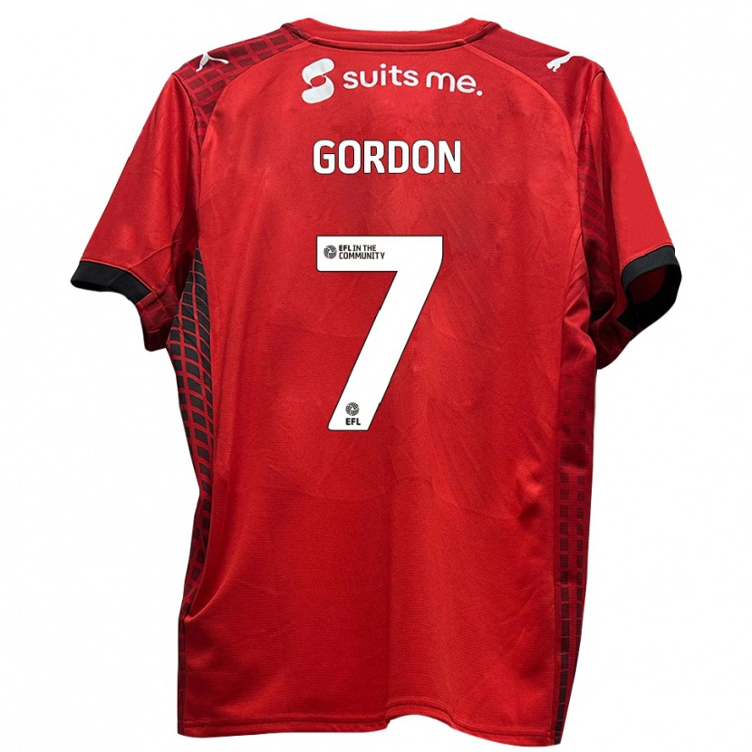 Danxen Men Lemar Gordon #7 Red Black Home Jersey 2025/26 T-Shirt