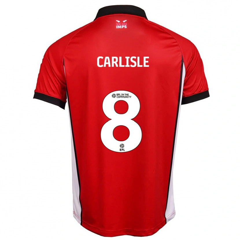 Danxen Men Charlie Carlisle #8 Red White Home Jersey 2025/26 T-Shirt