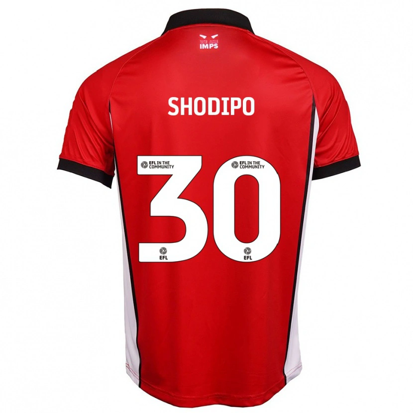 Danxen Men Olamide Shodipo #30 Red White Home Jersey 2025/26 T-Shirt