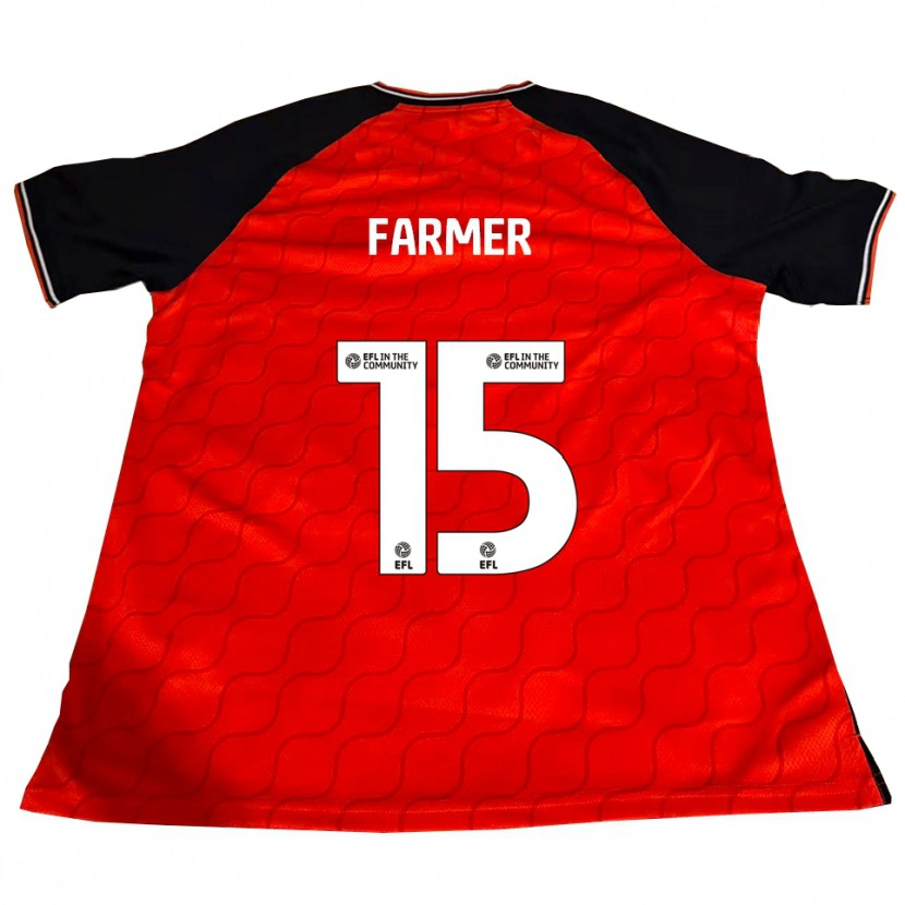 Danxen Men Nicole Farmer #15 Orange Black White Home Jersey 2025/26 T-Shirt