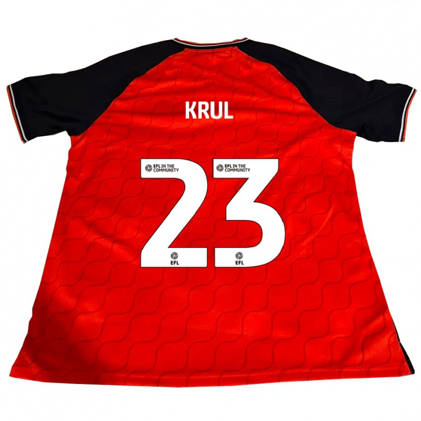 Danxen Men Tim Krul #23 Orange Black White Home Jersey 2025/26 T-Shirt