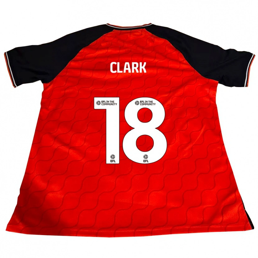 Danxen Men Jordan Clark #18 Orange Black White Home Jersey 2025/26 T-Shirt