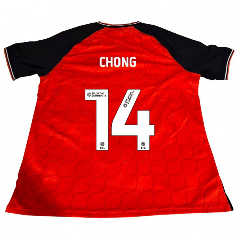 Danxen Men Tahith Chong #14 Orange Black White Home Jersey 2025/26 T-Shirt