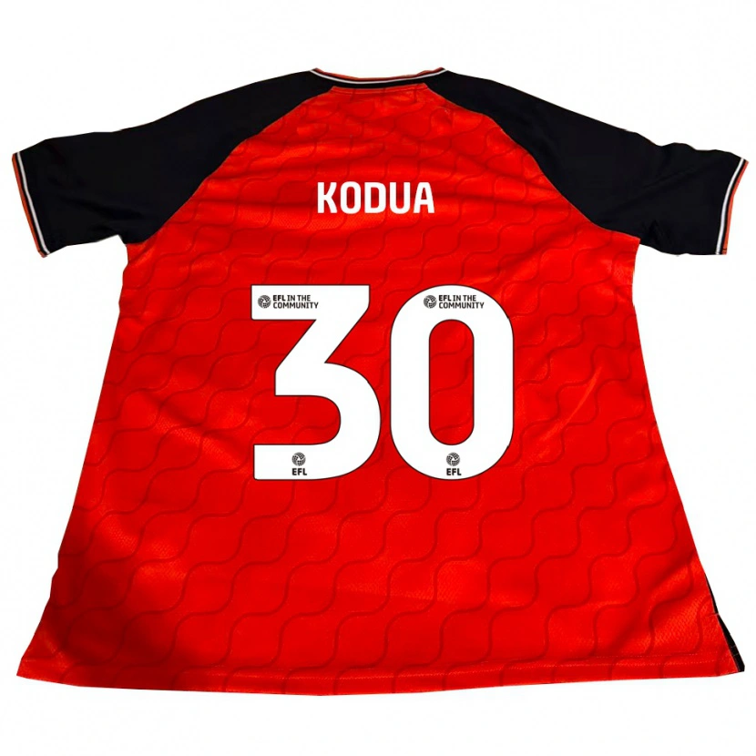 Danxen Men Gideon Kodua #30 Orange Black White Home Jersey 2025/26 T-Shirt