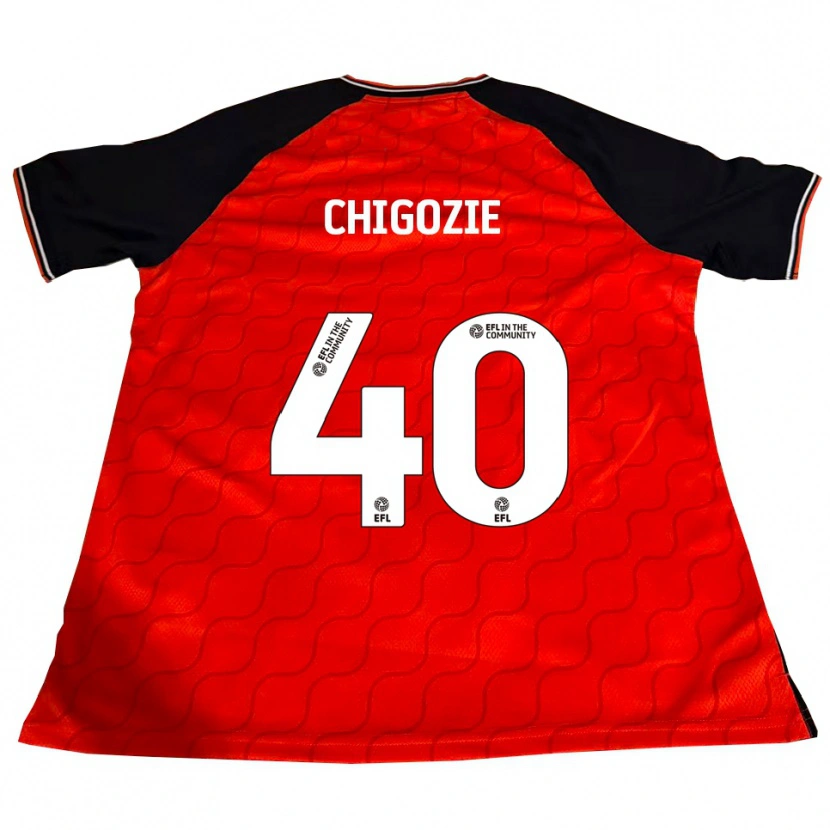 Danxen Men Christian Chigozie #40 Orange Black White Home Jersey 2025/26 T-Shirt