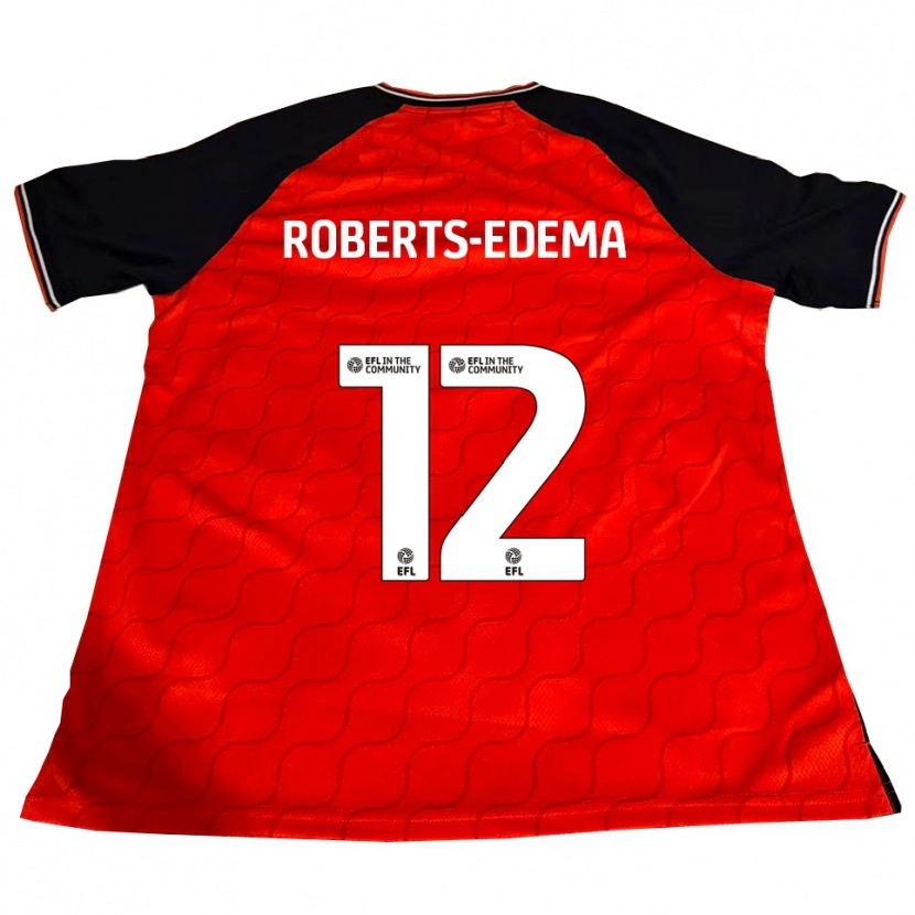 Danxen Men Kyron Roberts-Edema #12 Orange Black White Home Jersey 2025/26 T-Shirt