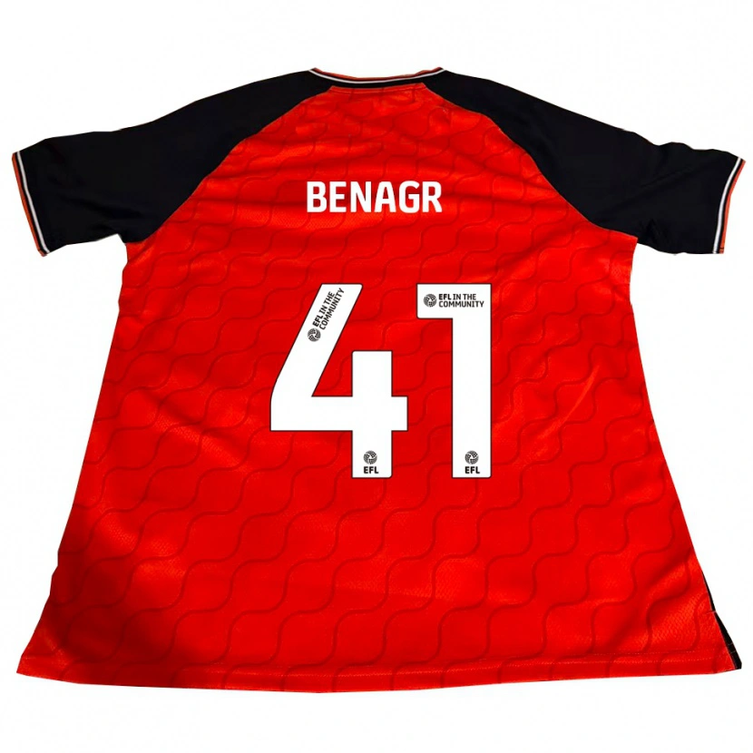 Danxen Men Benedict Benagr #41 Orange Black White Home Jersey 2025/26 T-Shirt