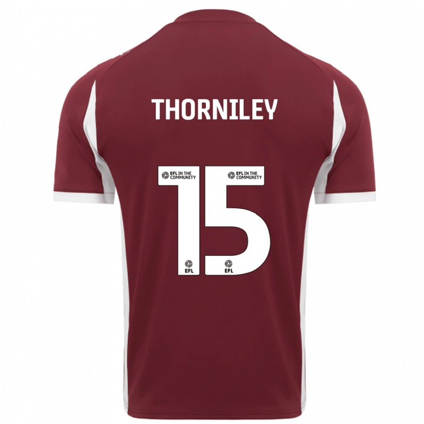 Danxen Men Jordan Thorniley #15 Burgundy White Home Jersey 2025/26 T-Shirt