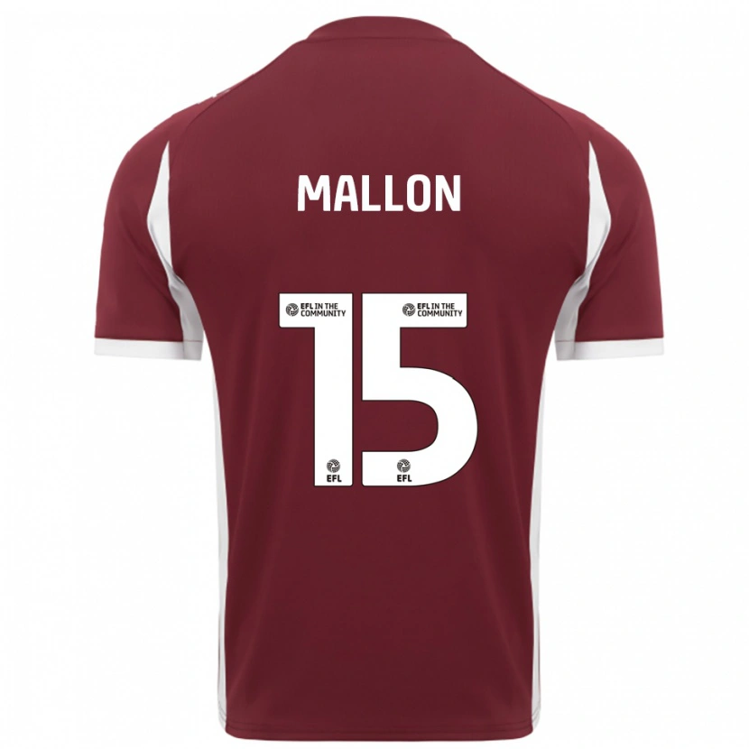 Danxen Men Paris Mallon #15 Burgundy White Home Jersey 2025/26 T-Shirt