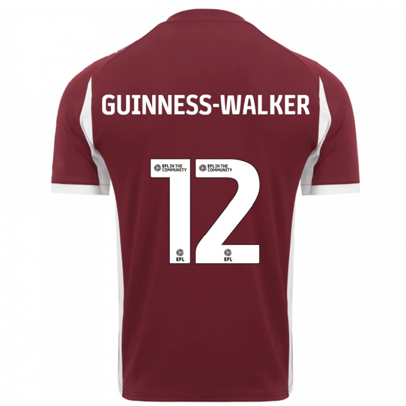 Danxen Men Nesta Guinness-Walker #12 Burgundy White Home Jersey 2025/26 T-Shirt