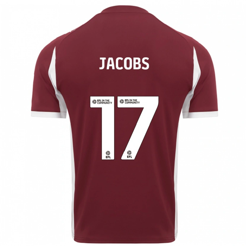 Danxen Men Michael Jacobs #17 Burgundy White Home Jersey 2025/26 T-Shirt